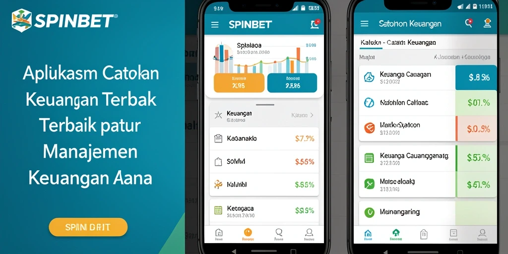 Tampilan antarmuka SPINBET yang memudahkan pencatatan keuangan.